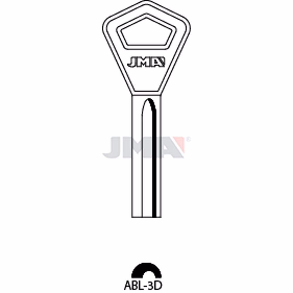 LLAVE JMA LATON SEGURIDAD (ABL-3D)