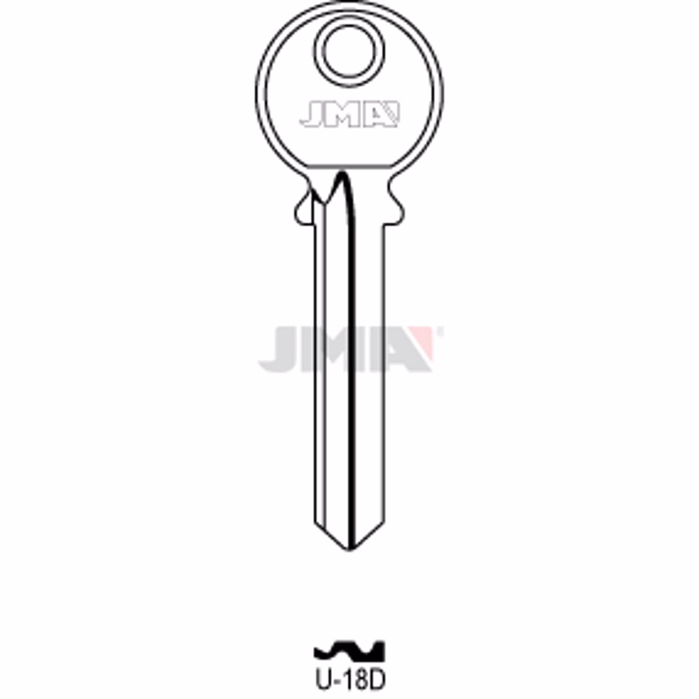 LLAVE JMA ACERO-C (U-18D)