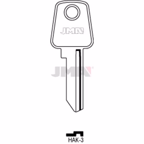 LLAVE JMA ACERO-C (HAK-3)