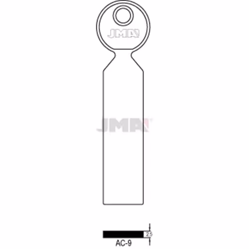 LLAVE JMA ACERO-C (AC-9)