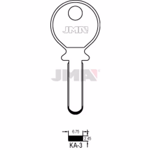 LLAVE JMA ALPACA SEGURIDAD (KA-3)