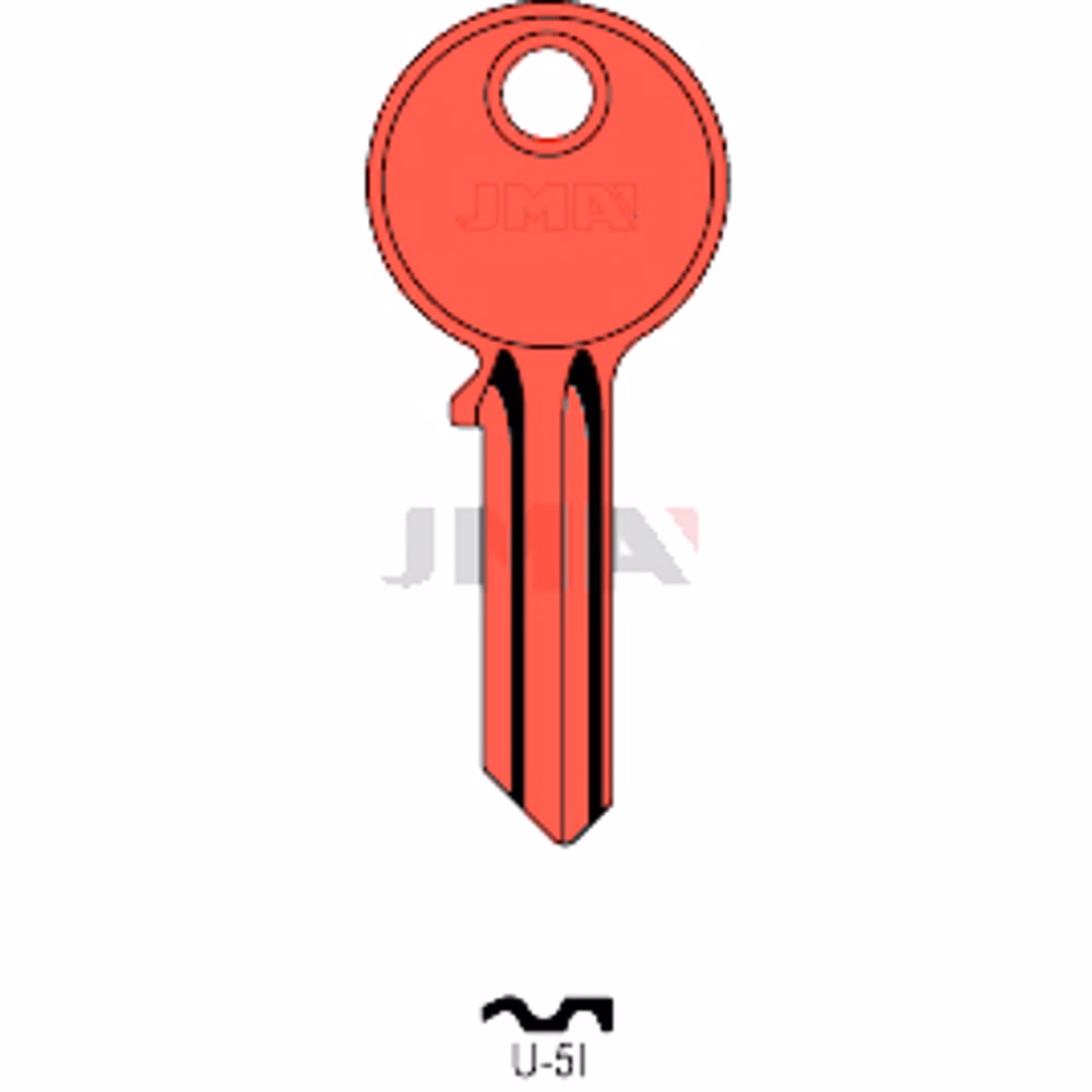 LLAVE JMA ALUMINIO (U-5I ROJO)