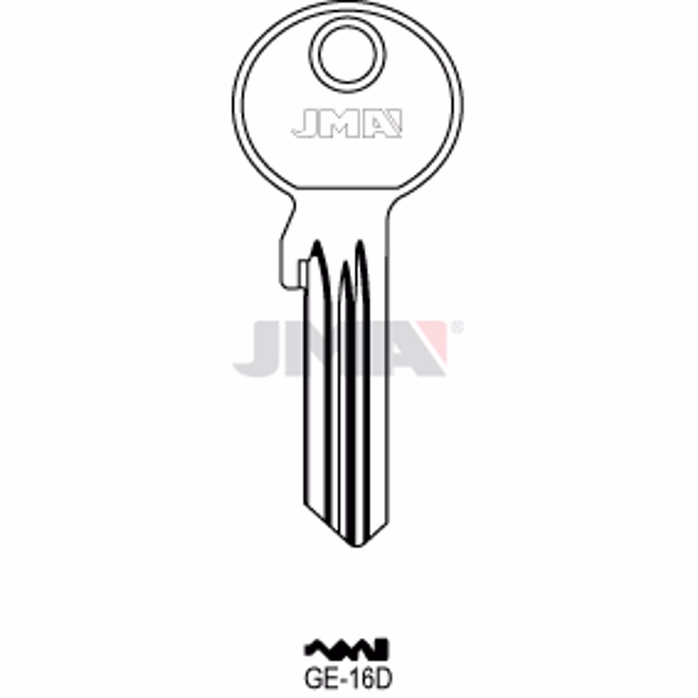 LLAVE JMA ACERO-C (GE-16D)